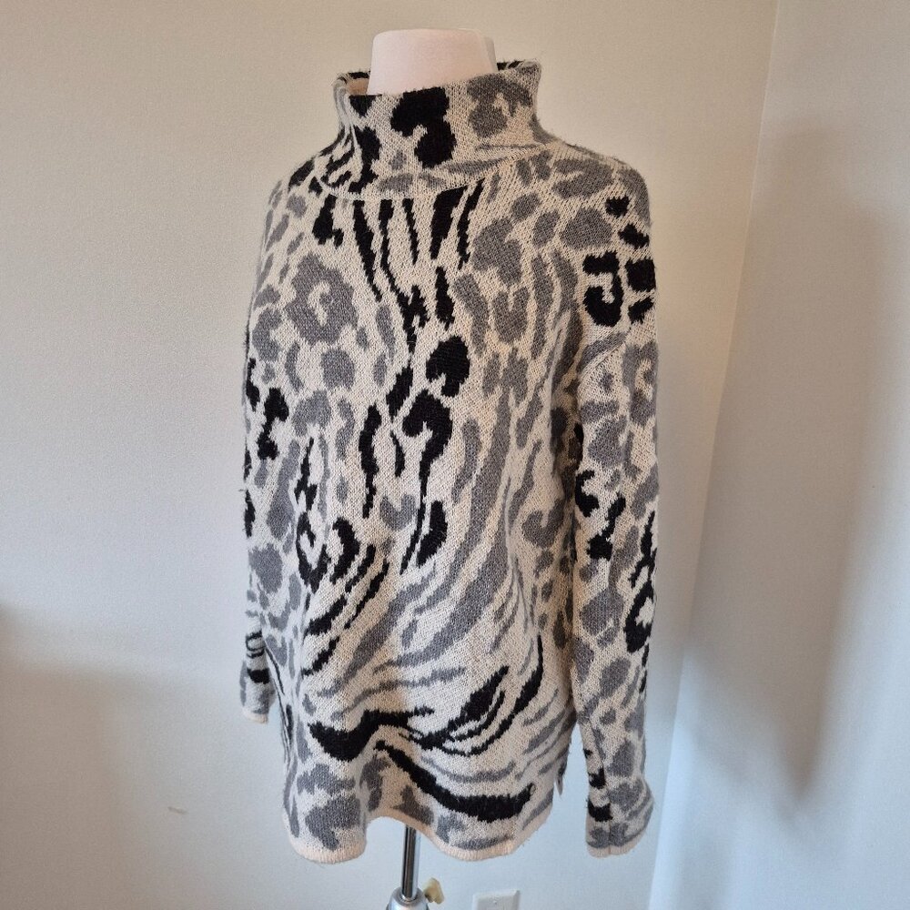 Olsen Old Money Vibe Patterned Sweater